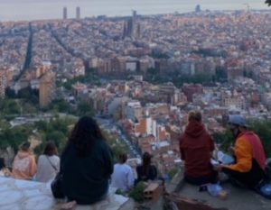 uitzicht in Barcelona op de stad