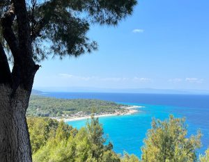 uitzicht in chalkidiki griekenland