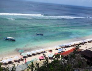 strand in Uluwatu in Bali