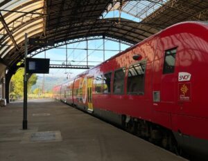 de trein in frankrijk