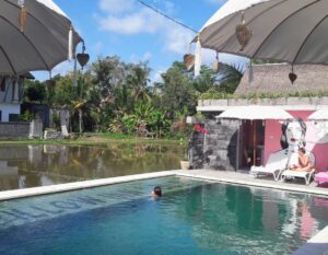 accommodatie met zwembad in Ubud