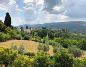 heuvellandschap in Italie toscane