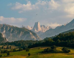 uitzicht op de bergen van Picos de Europa