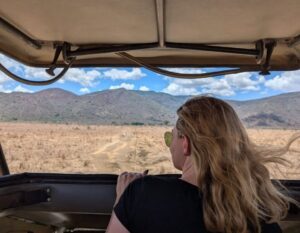 on safari in Tanzania