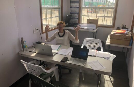 remote werkplek van Maartje