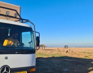 view from the motorhome  