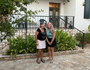 Alieke and Aneta from home exchange in Albania