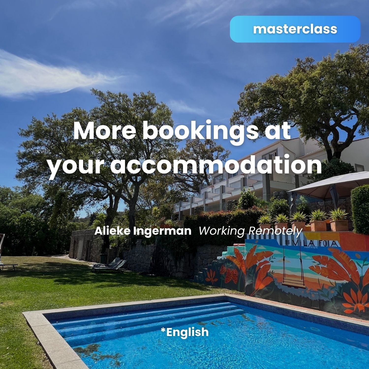 masterclass: more bookings at your accommodation
