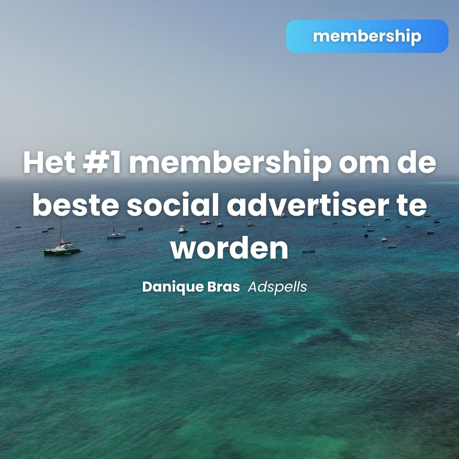 banner van Adspells voor social advertising