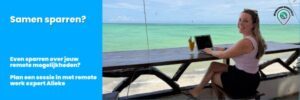 Banner for a coaching session with remote expert Alieke