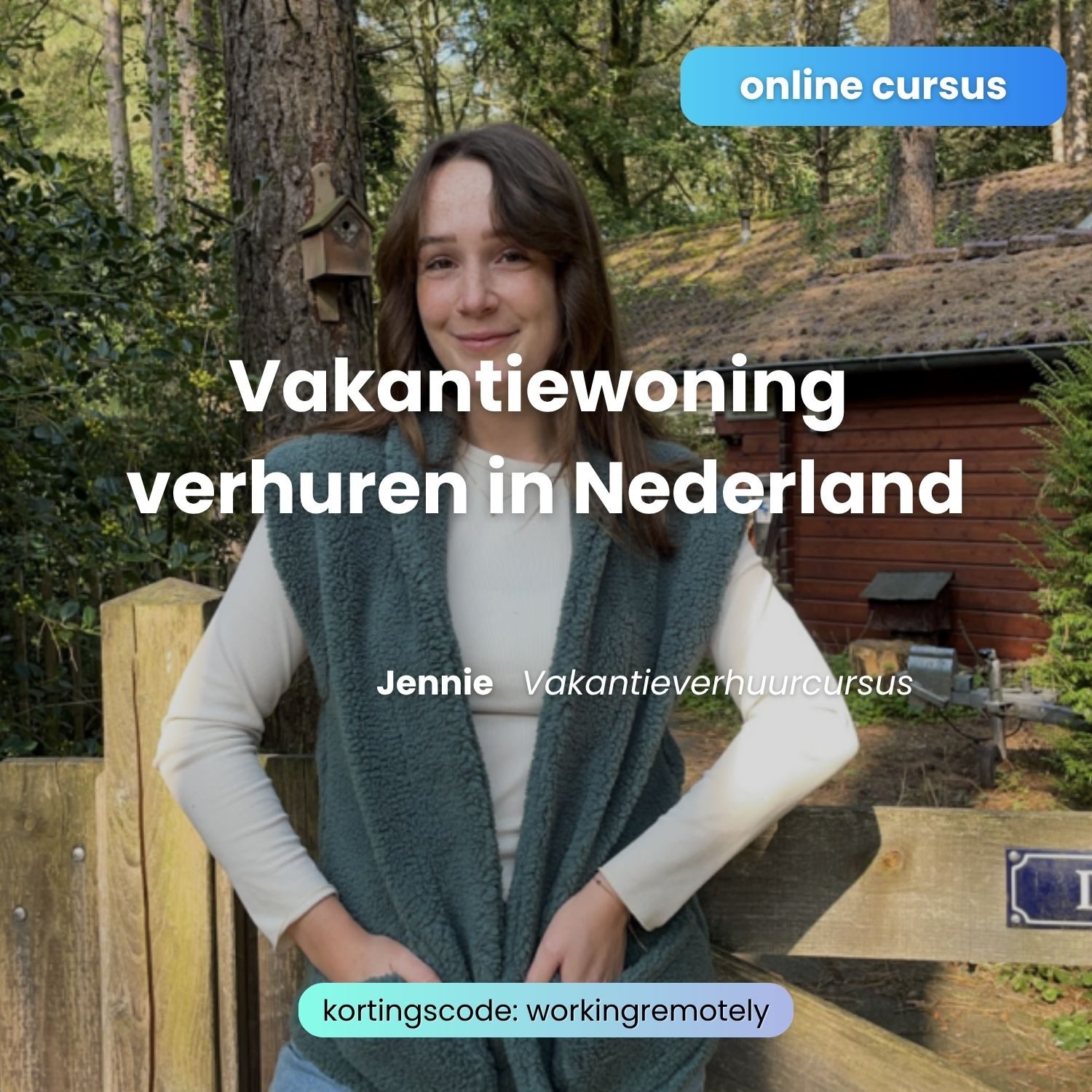 banner van vakantieverhuurcursus van jennie