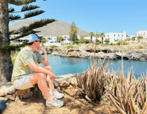 Remote werken en reisbloggen in Griekenland: zo doet Wesley dat