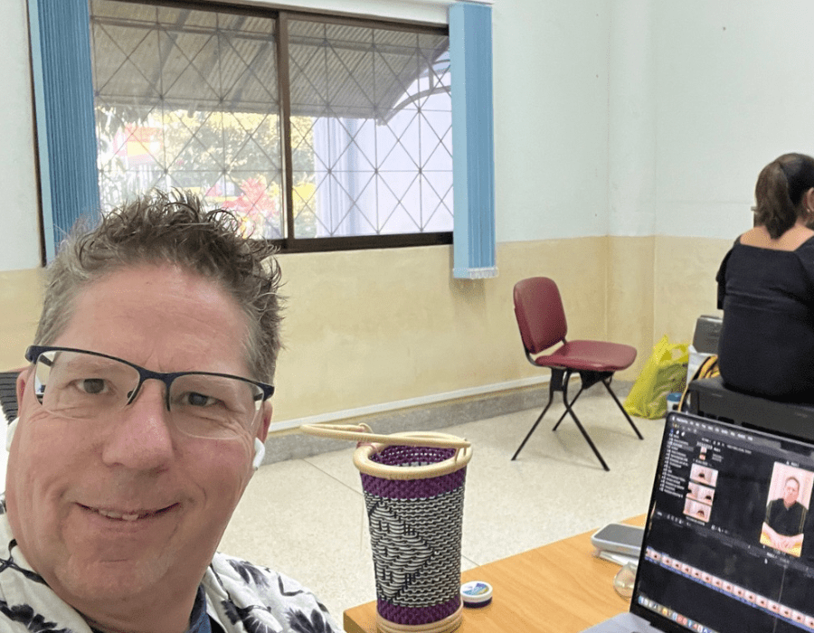 robbert at work in thailand