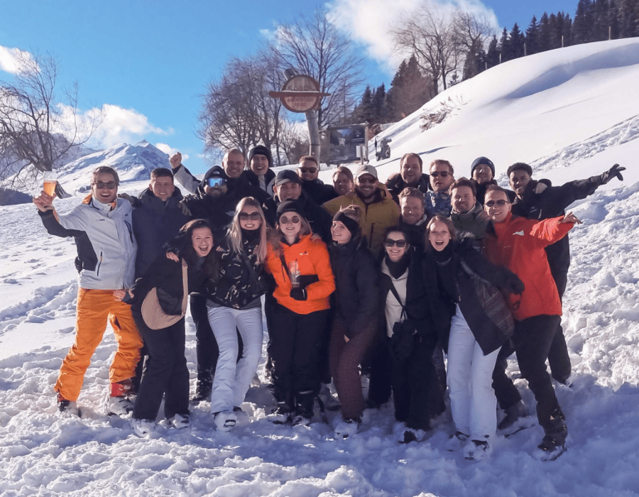 gradient on winter sports