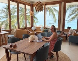 alieke at coworkspace in kendwa