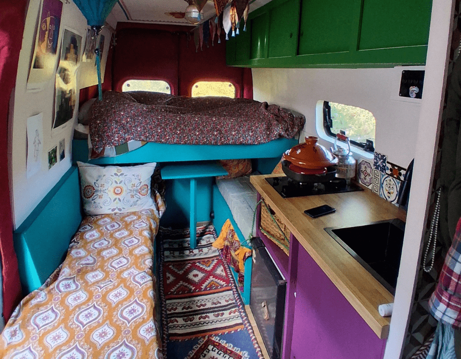 inside the motorhome