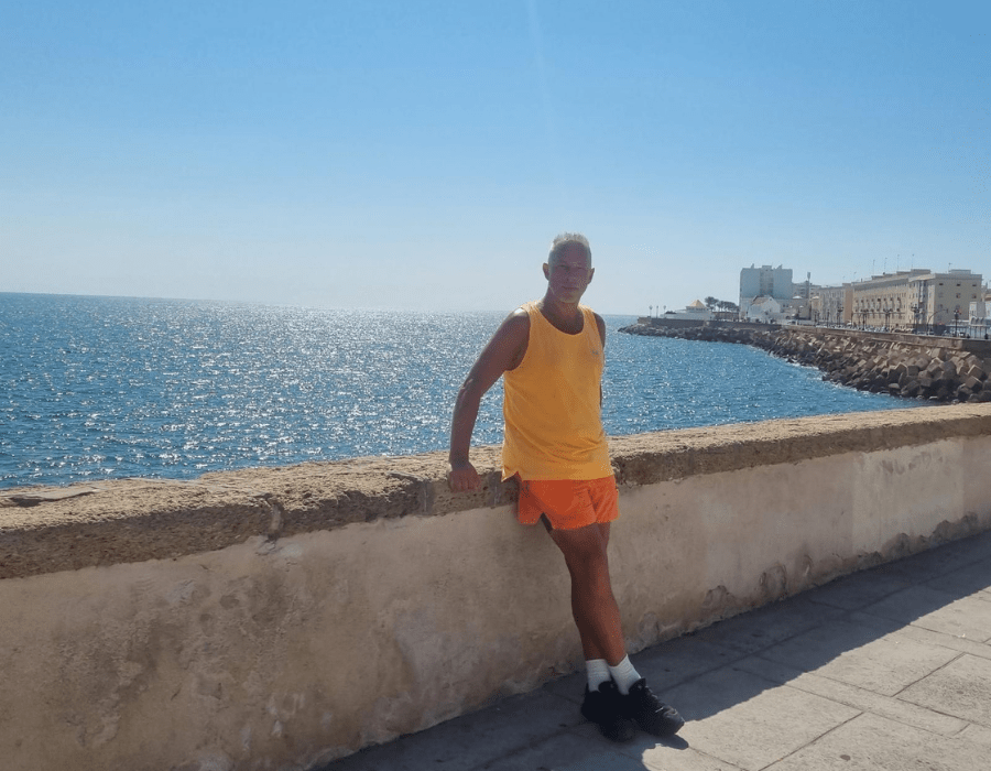 tim in spain by the water