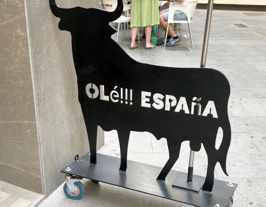 plate with ole espana