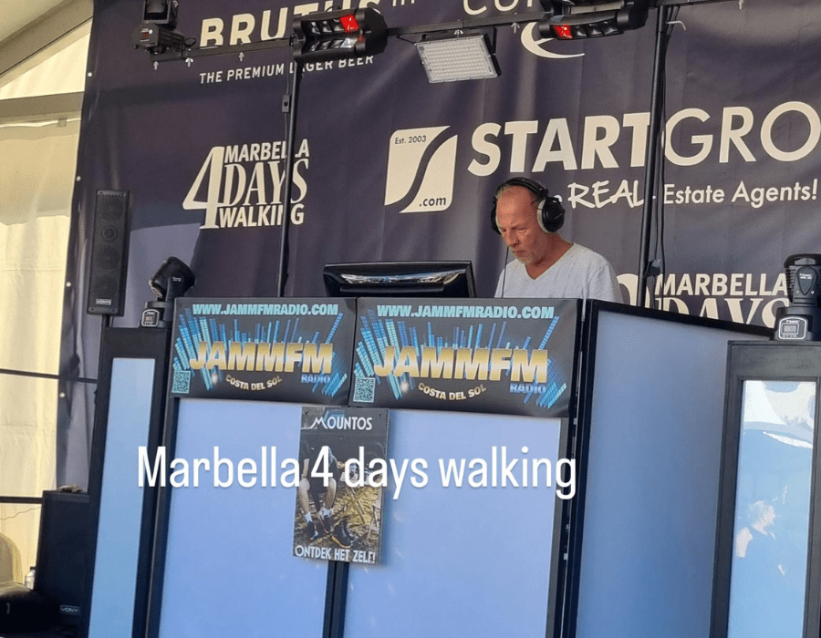 tim as dj on marbella