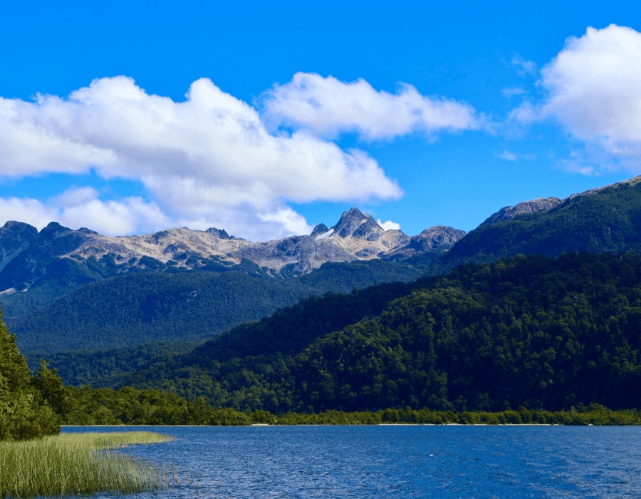 uitzicht over de bergen